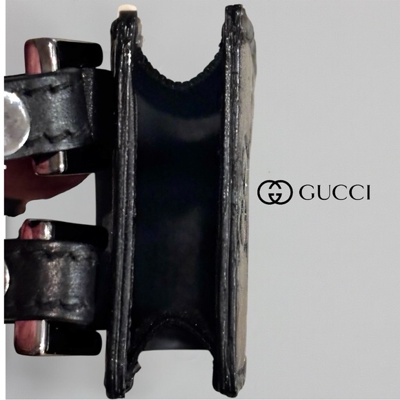 AUTHENTIC GUCCI BLACK LEATHER MICRO MINI CROSSBODY FOR THE LITTLE THINGS - Picture 7 of 7